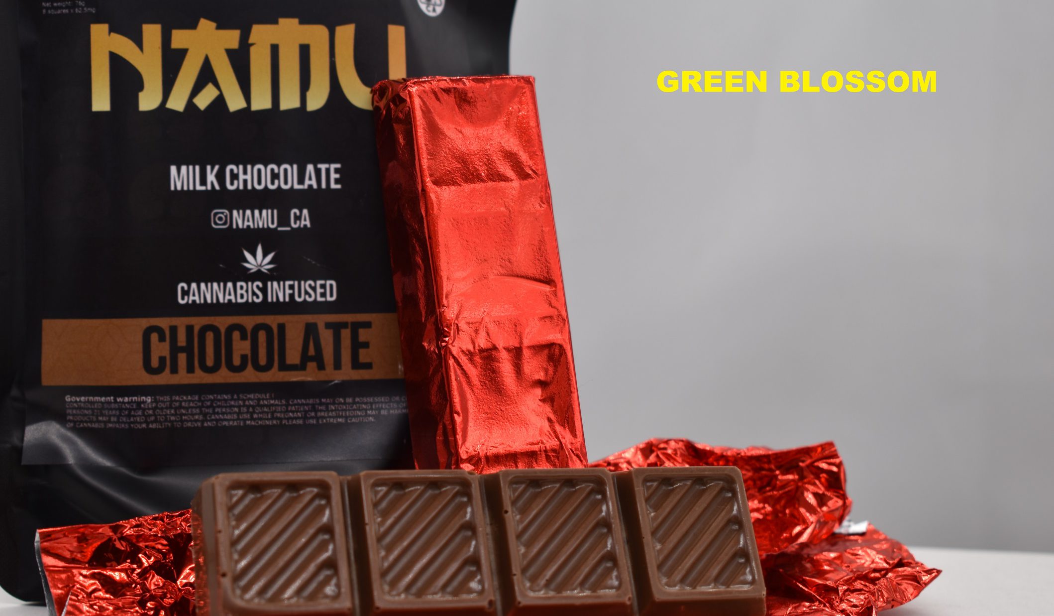 namu thc edibles 500 mg chocolate