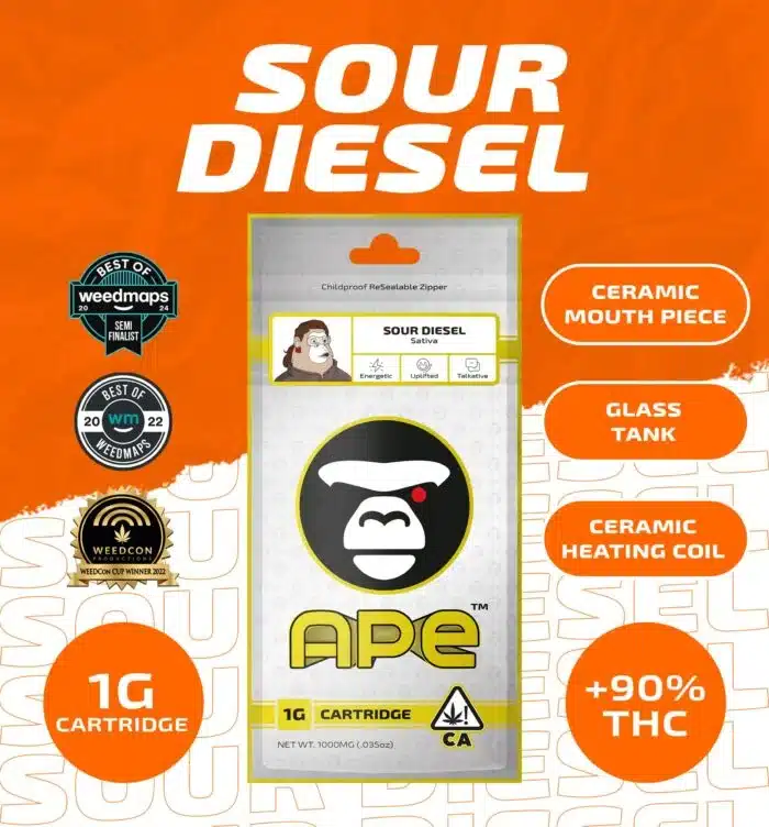 sour diesel vape by ape