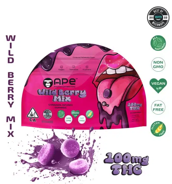 wild berry thc ape gummies