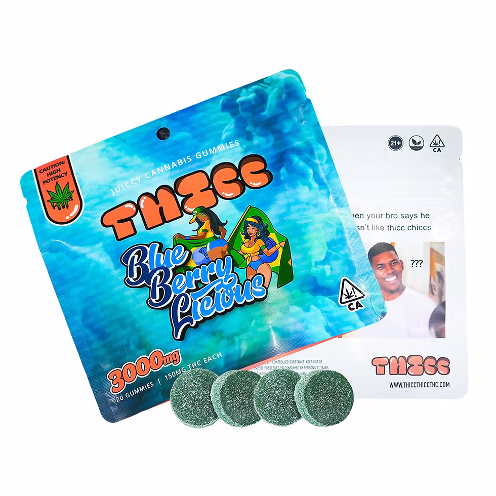 thicc 3000mg thc edibles